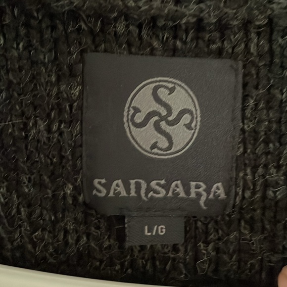 Sansara sweater fair isle Nordic coatigan knit wool - Picture 6 of 7